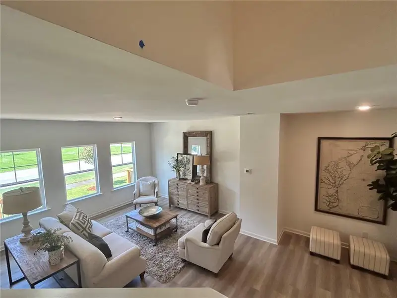 Furnished interior view inside a new home in Old Salem Crossing, Conyers (Image 17).