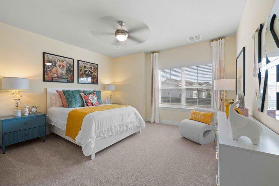 Furnished interior view inside a new home in Cross Creek, Cedar Park (Image 11). Furnished interior view inside a new home in Cross Creek, Cedar Park (Image 11).