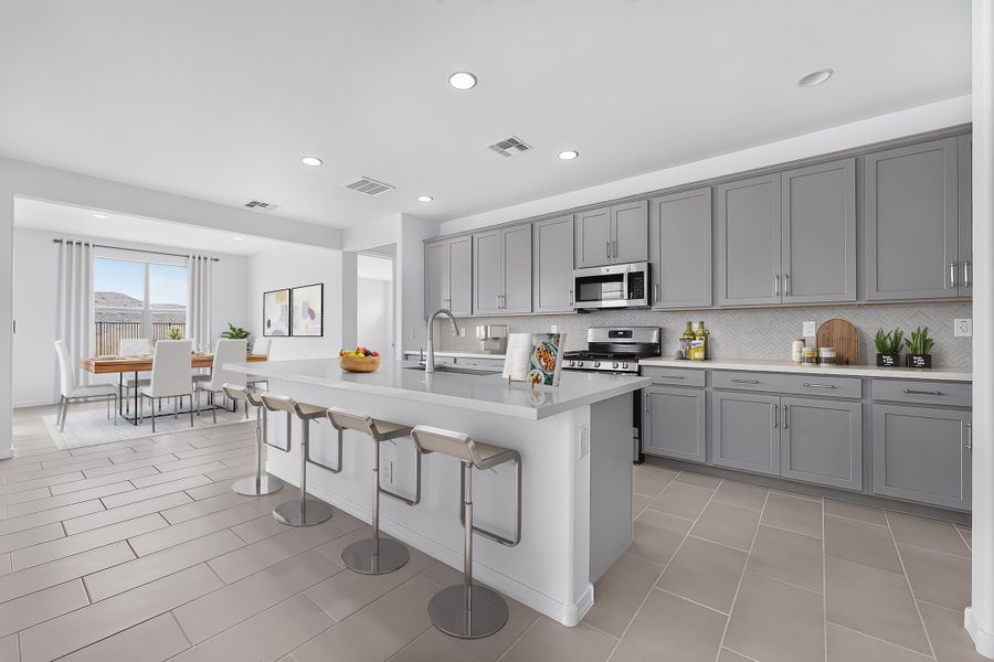 Furnished interior view inside a new home in Ladera Trails, Queen Creek (Image 9).