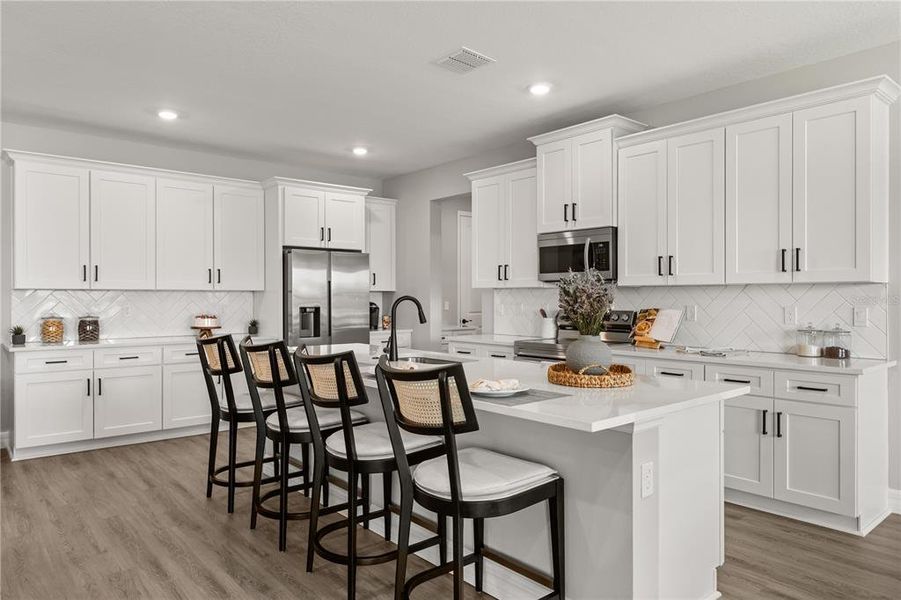 Furnished interior view inside a new home in , Sebring (Image 9).