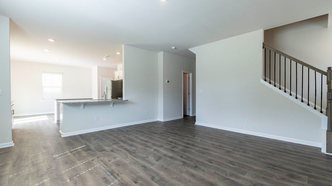 Spacious, unfurnished interior of a new home in The Landing at Summerhaven, Mebane (Image 13).