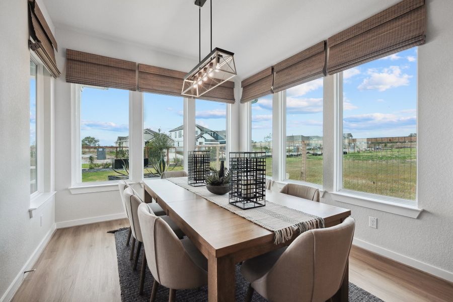 Representative furnished interior of a home built from the Elgin by Scott Felder Homes in Prominence, San Antonio (Image 15). Representative furnished interior of a home built from the Elgin by Scott Felder Homes in Prominence, San Antonio (Image 15).