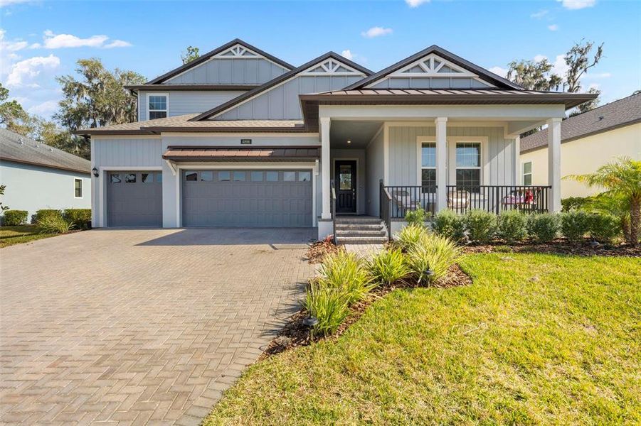 Front exterior of a new home in , Brooksville, FL, highlighting curb appeal (Image 25).