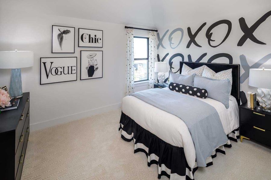 Representative furnished interior of a home built from the 222G by Highland Homes in Quail Hollow, Rockwall (Image 48).