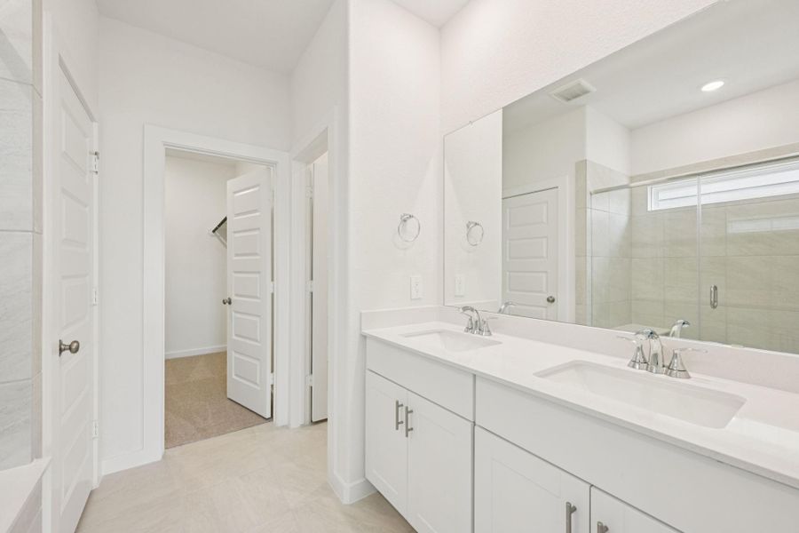 Furnished interior view inside a new home in Pine Lake Cove - Traditional Series, Montgomery (Image 25).