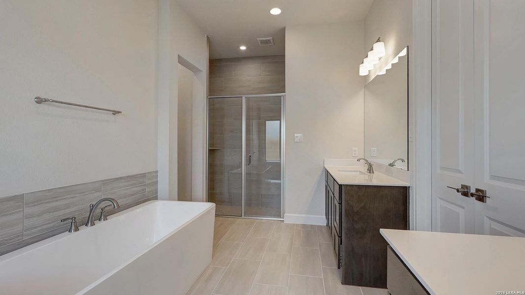 Furnished interior view inside a new home in Alsatian Oaks, Castroville (Image 10). Furnished interior view inside a new home in Alsatian Oaks, Castroville (Image 10).