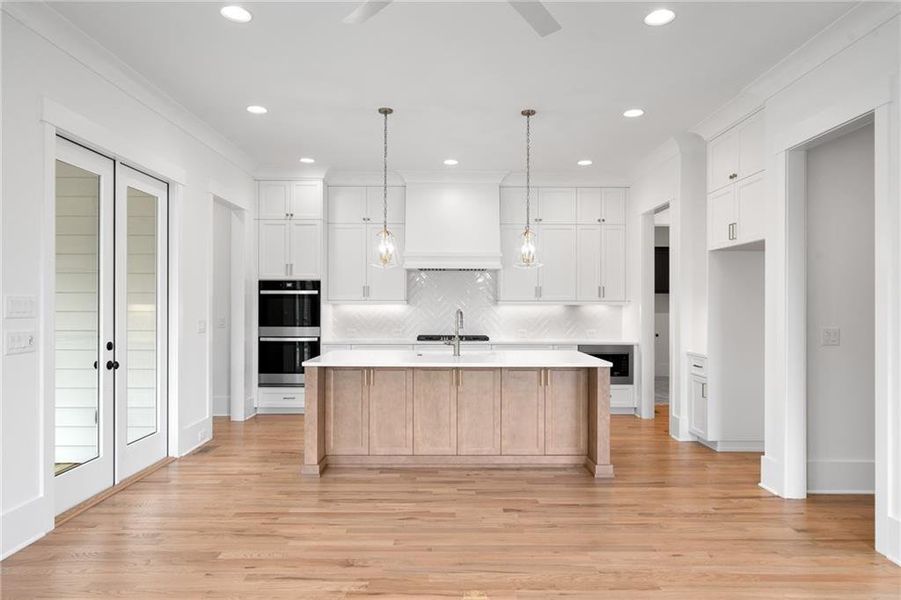Furnished interior view inside a new home in The Cottages at Keeler Woods, Marietta (Image 4).