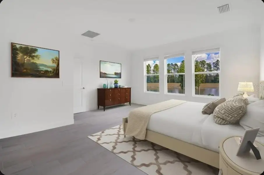 Furnished interior view inside a new home in Harvest at Ovation, Winter Garden (Image 4). Furnished interior view inside a new home in Harvest at Ovation, Winter Garden (Image 4).