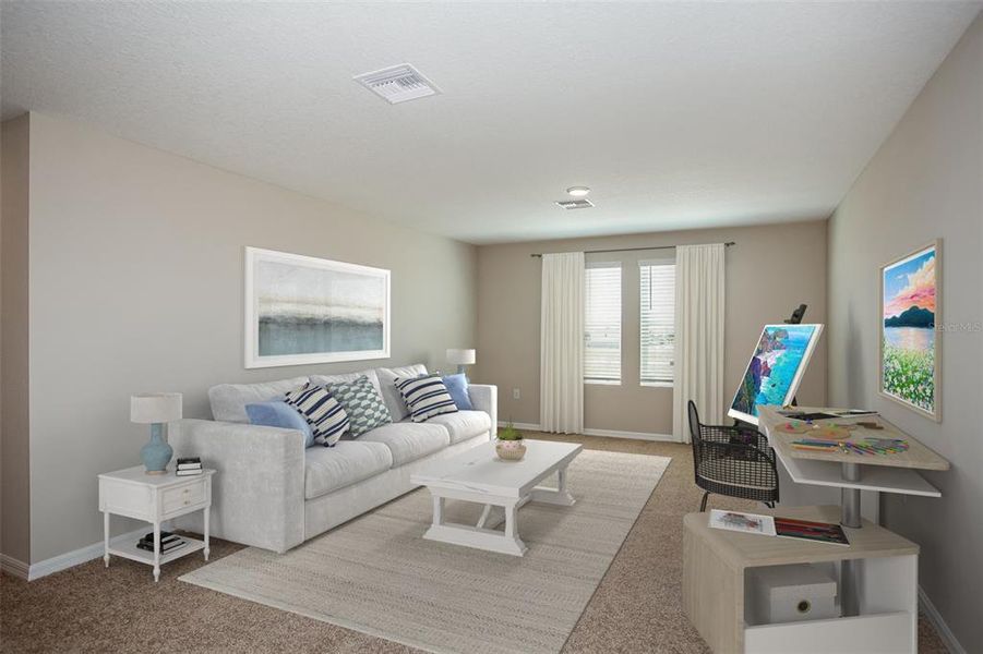 Furnished interior view inside a new home in Two Rivers, Zephyrhills (Image 5).