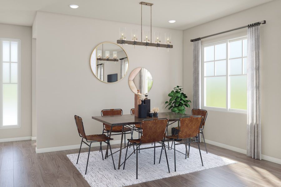 Representative furnished interior of a home built from the 2804 by Tri Pointe Homes in The Aurora Highlands, Aurora (Image 16).