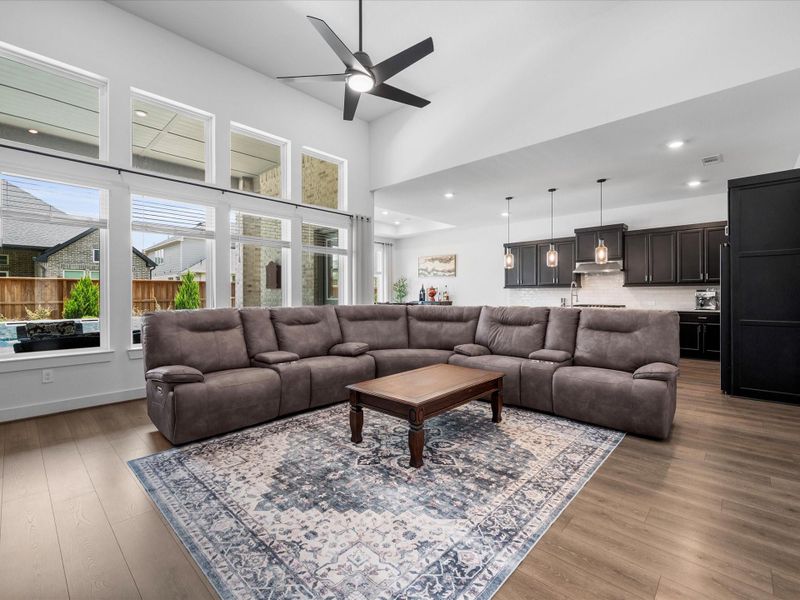 Furnished interior view inside a new home in , Spring (Image 11).