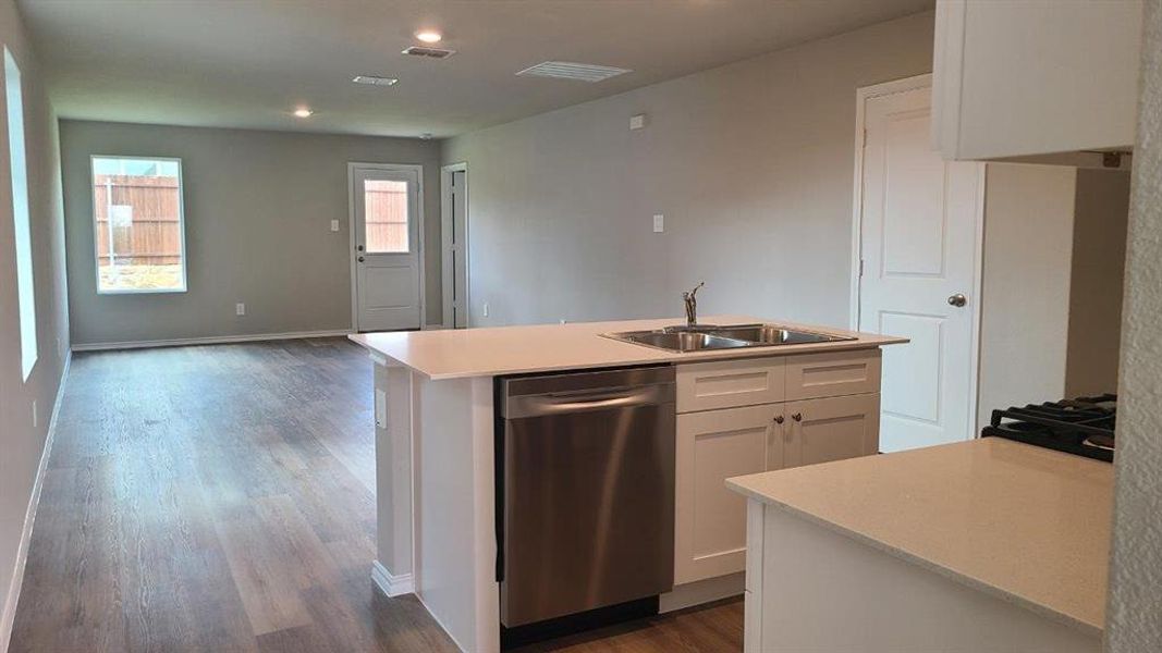 Furnished interior view inside a new home in Hickory Grove, Krum (Image 6).