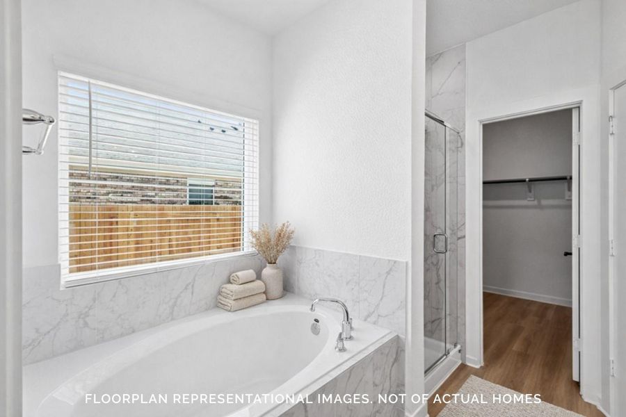 Furnished interior view inside a new home in Marvida, Cypress (Image 11).