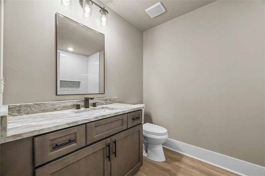 Furnished interior view inside a new home in , Monroe (Image 19).