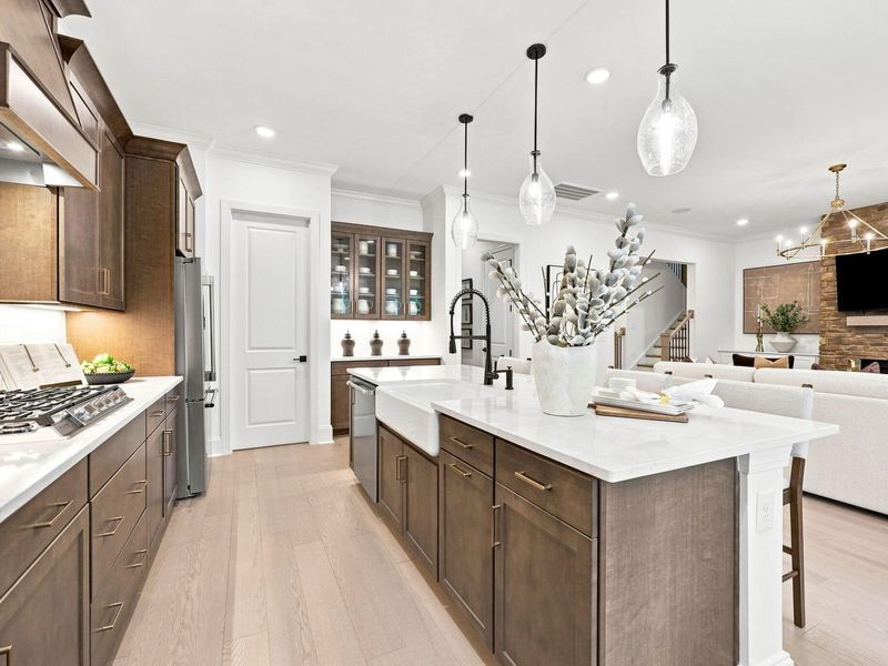 Furnished interior view inside a new home in Rockport, Wake Forest (Image 17).