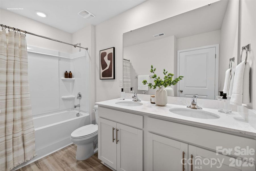 Furnished interior view inside a new home in The Hamptons at Hickory, Hickory (Image 6). Furnished interior view inside a new home in The Hamptons at Hickory, Hickory (Image 6).