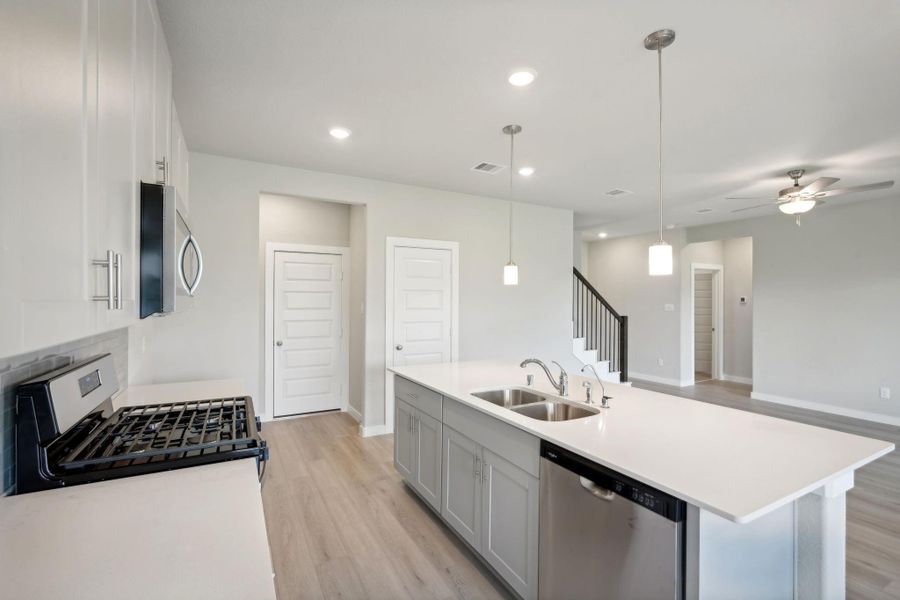 Photo is not of the actual home, but is an inspirational photo of builder’s model home and may depict options, furnishings, and/or decorator features that are not included