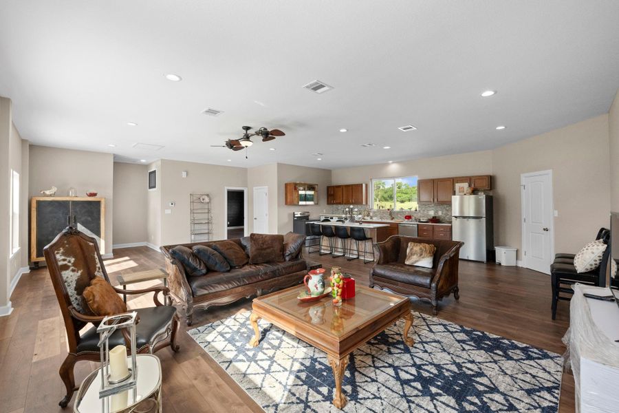 Furnished interior view inside a new home in , Leander (Image 8).