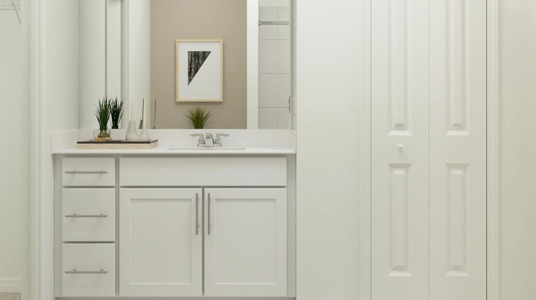 Bathroom cabinets and storage