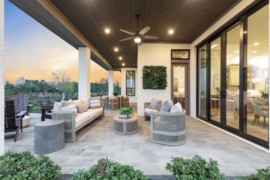 Representative Patio - some options shown