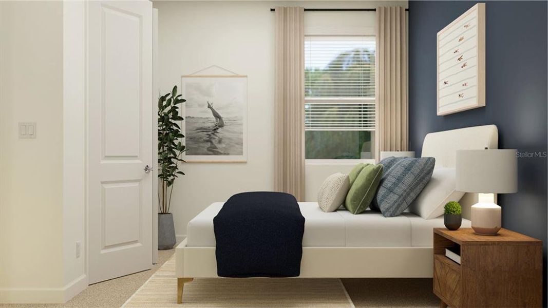 Furnished interior view inside a new home in Meadow Pointe, Groveland (Image 17).