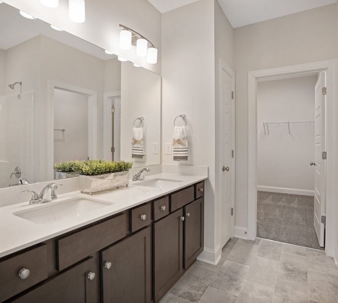 Representative furnished interior of a home built from the The Princeton B by Cothran Homes in Reidville Town Center, Reidville (Image 13).