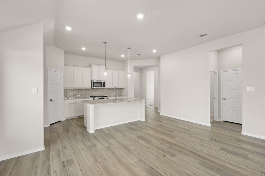 Furnished interior view inside a new home in Hunters Ridge, Crowley (Image 10).