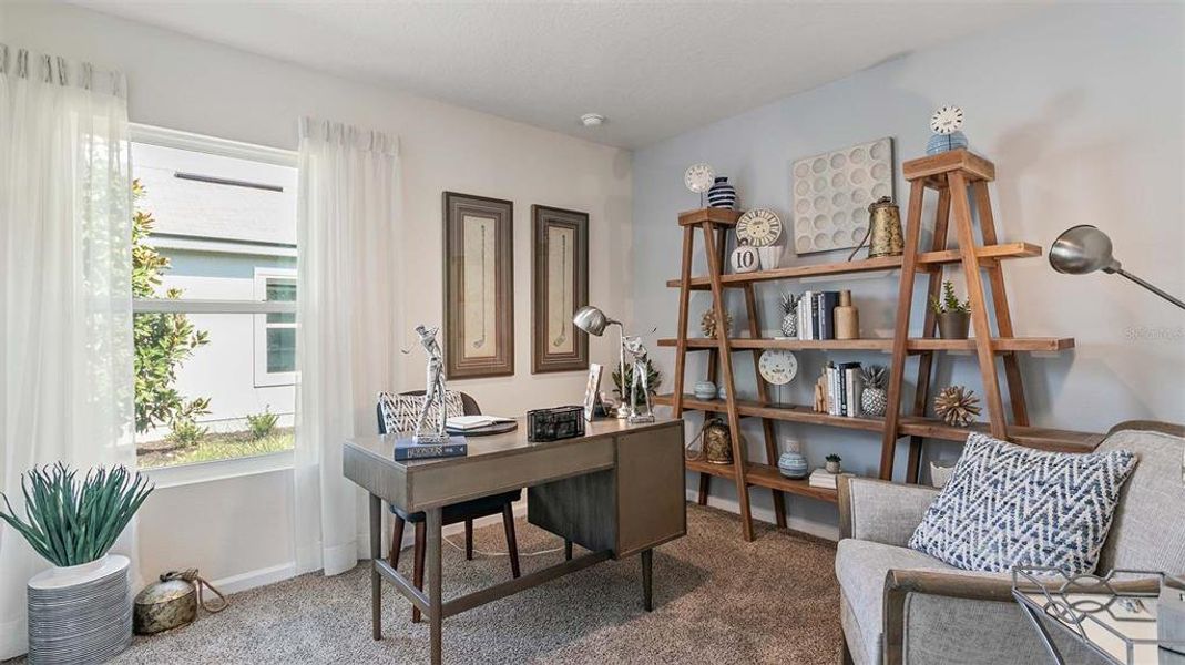 Furnished interior view inside a new home in Entrada, St. Augustine (Image 12).