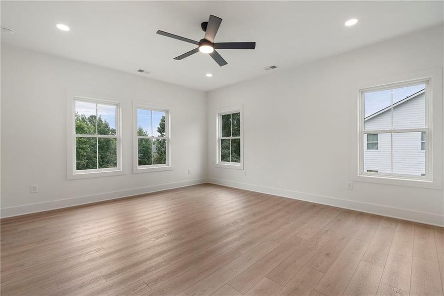 Spacious, unfurnished interior of a new home in , Hiram (Image 41).