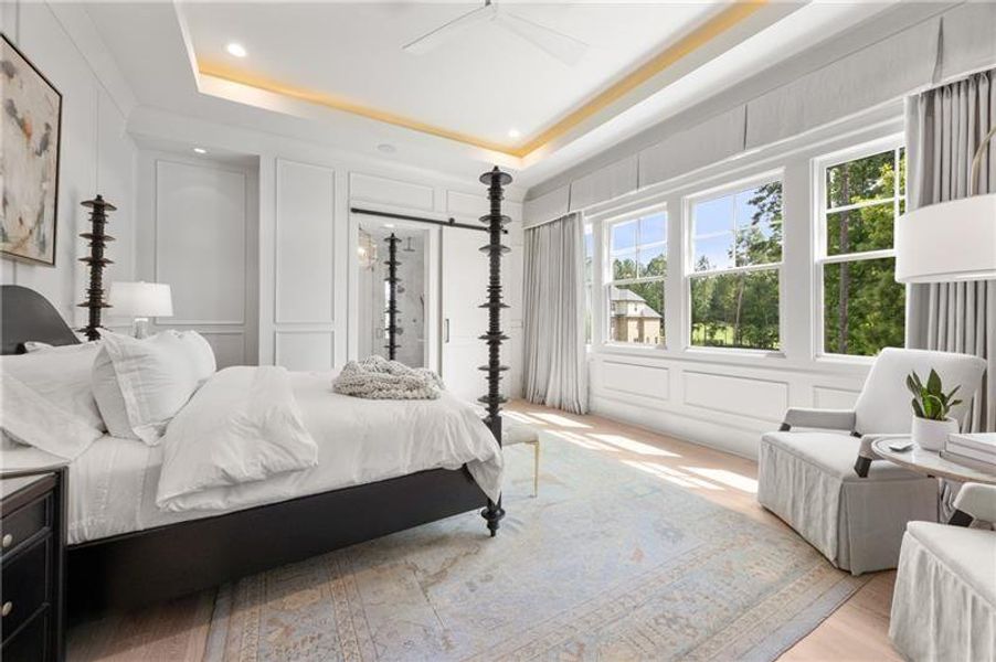 Furnished interior view inside a new home in Manor Estates, Alpharetta (Image 56).
