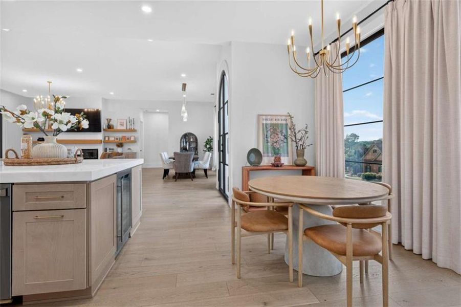 Furnished interior view inside a new home in , Hoschton (Image 59).