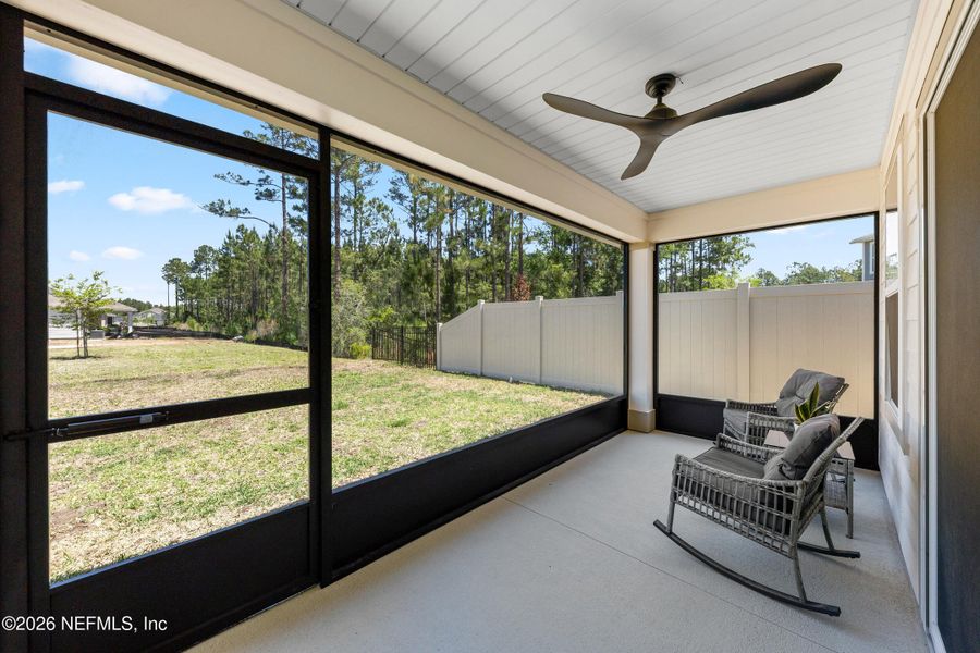 Exterior details and patio area of a home in Copper Ridge, Jacksonville (Image 31).