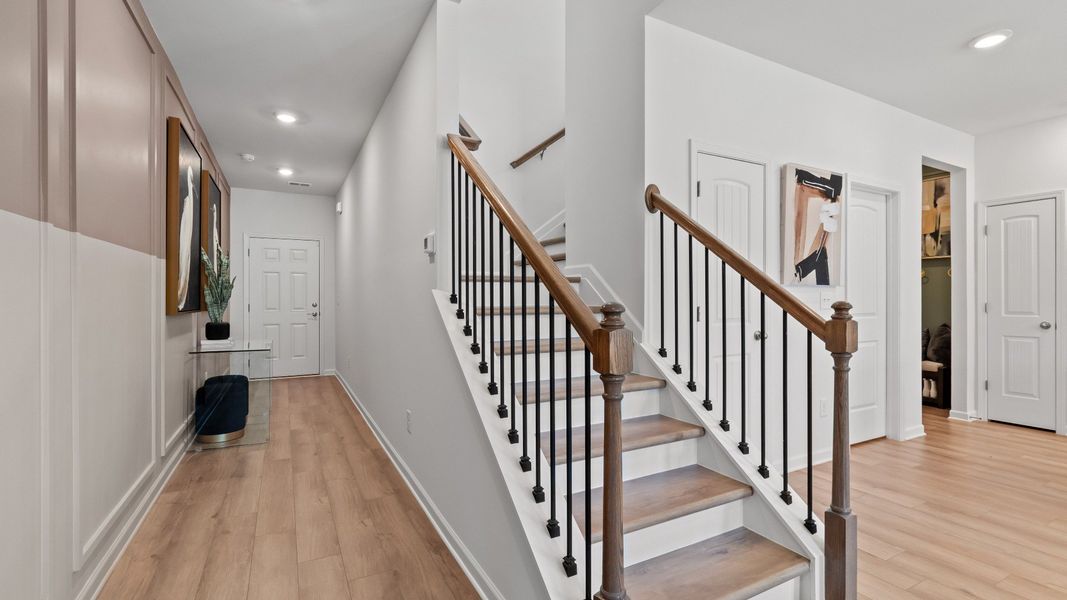 Furnished interior view inside a new home in Bowers Farm Townhomes, McDonough (Image 6).