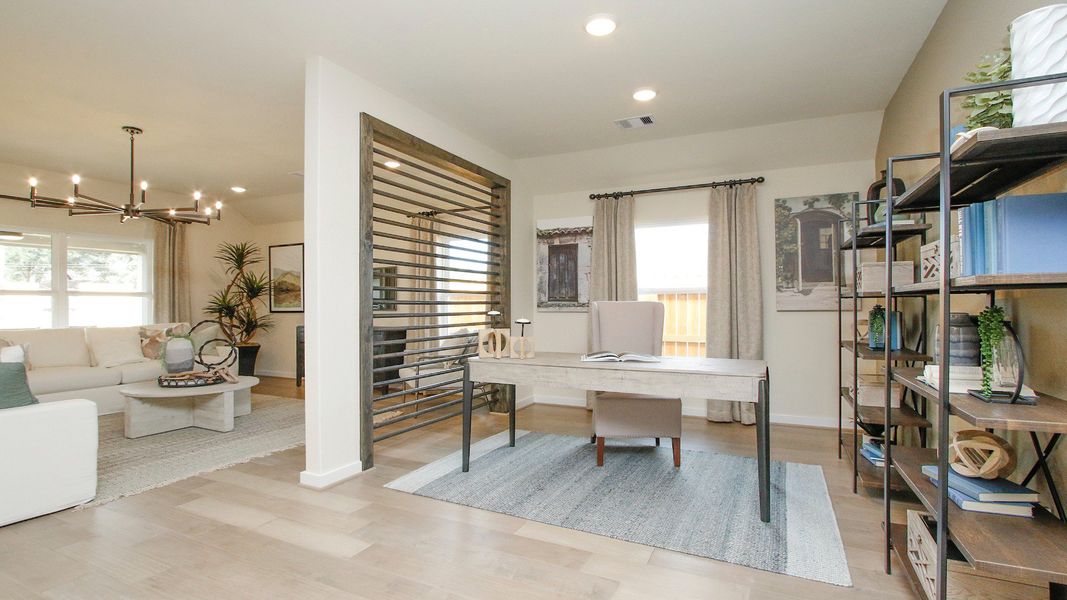 Furnished interior view inside a new home in Colony at Pinehurst, Pinehurst (Image 8).