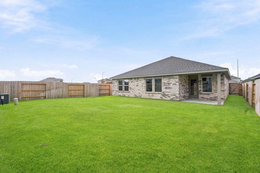 Exterior details and patio area of a home in Cypress Green, Hockley (Image 3).