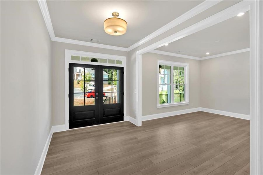 Spacious, unfurnished interior of a new home in Ford Landing, Acworth (Image 24).