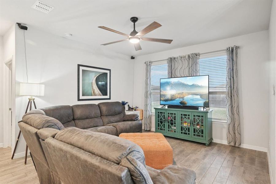 Furnished interior view inside a new home in Springhill South, Boyd (Image 10). Furnished interior view inside a new home in Springhill South, Boyd (Image 10).