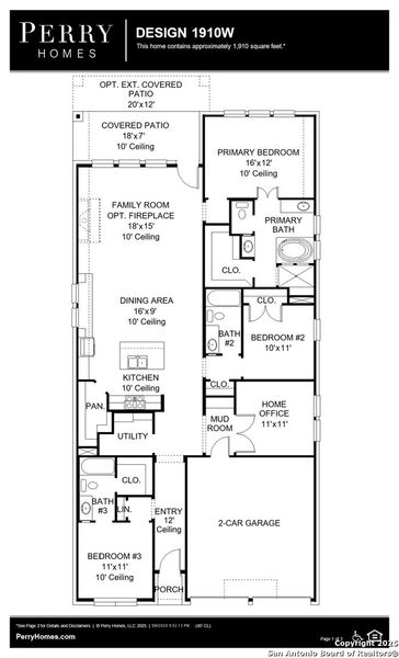2D floor plan layout of this home in Arcadia Ridge 45', San Antonio, TX (Image 3). 2D floor plan layout of this home in Arcadia Ridge 45', San Antonio, TX (Image 3).