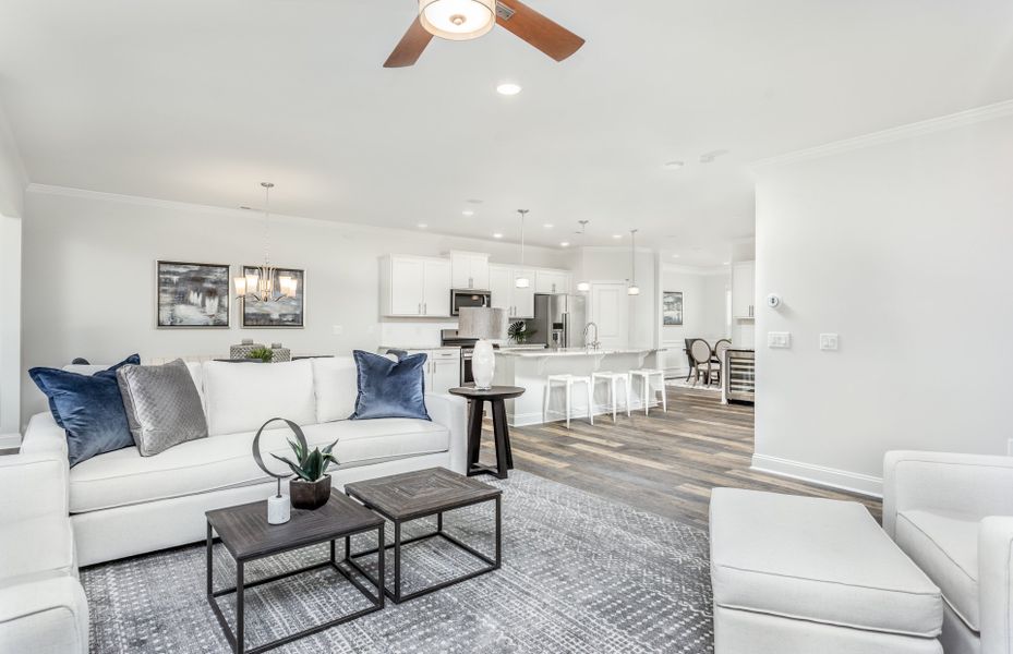 Furnished interior view inside a new home in Solana, Durham (Image 16).
