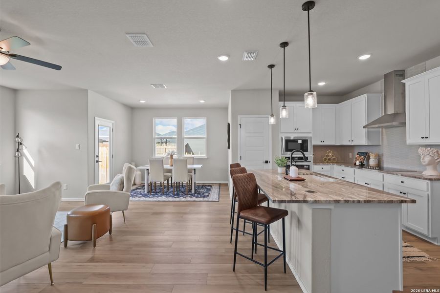 Furnished interior view inside a new home in Hannah Heights, Seguin (Image 16).