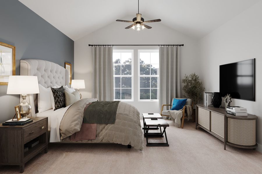 Representative furnished interior of a home built from the Sedona by Beazer Homes in Goodland: Crossings 50', Midlothian (Image 7). Representative furnished interior of a home built from the Sedona by Beazer Homes in Goodland: Crossings 50', Midlothian (Image 7).