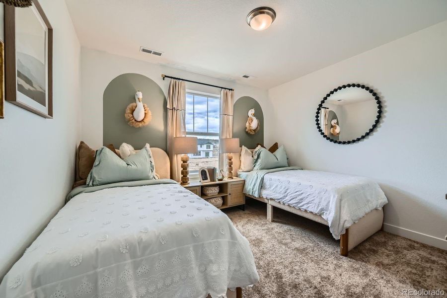 Furnished interior view inside a new home in Riano Ridge: The Grand Collection, Loveland (Image 12).