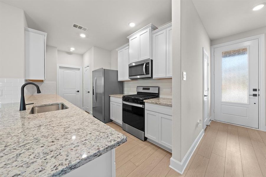 Furnished interior view inside a new home in Princeton Heights, Princeton (Image 3).