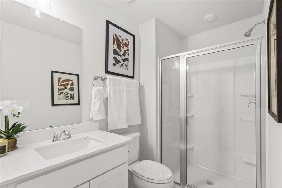 Furnished interior view inside a new home in Gardner Heights, Greer (Image 22). Furnished interior view inside a new home in Gardner Heights, Greer (Image 22).