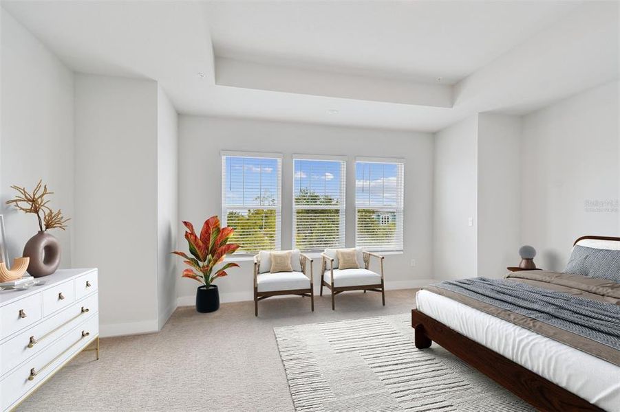 Furnished interior view inside a new home in Towns at Union, St. Petersburg (Image 8).