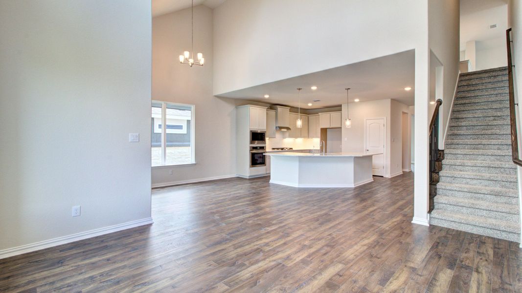 Furnished interior view inside a new home in The Crossvine, Schertz (Image 13).