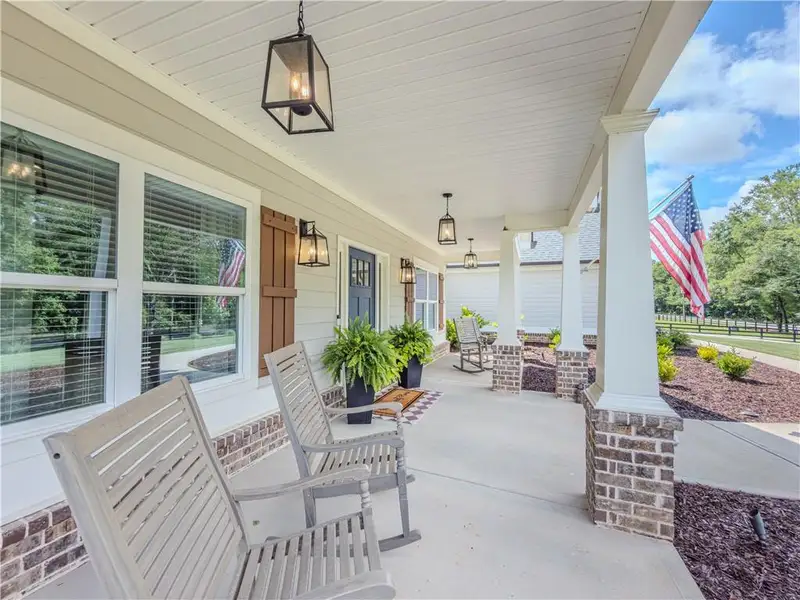 Exterior details and patio area of a home in , Good Hope (Image 3).