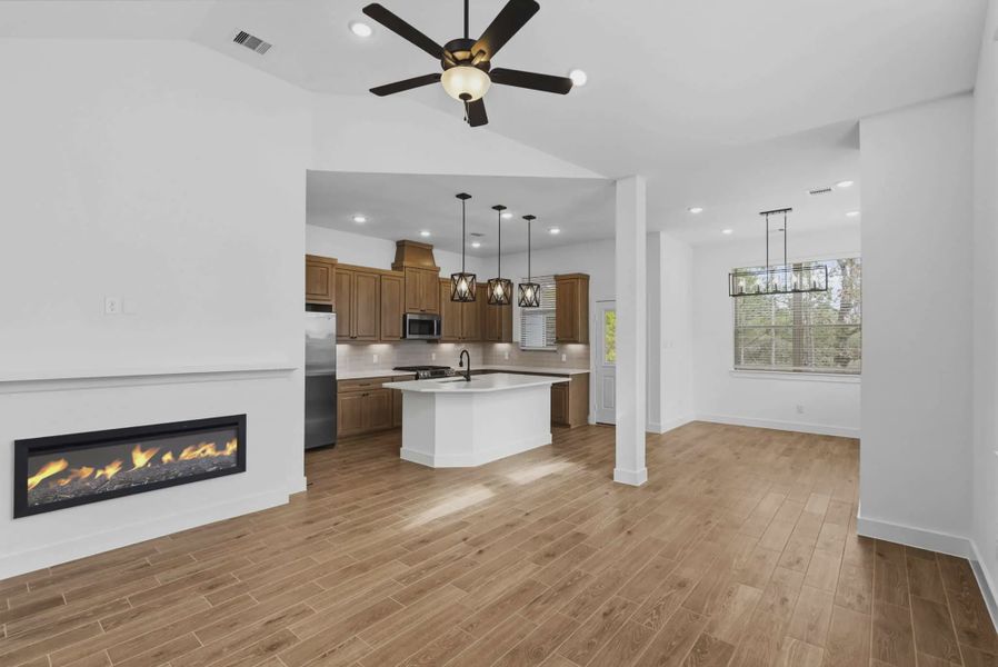 Furnished interior view inside a new home in Kresston Chateau, Montgomery (Image 4).