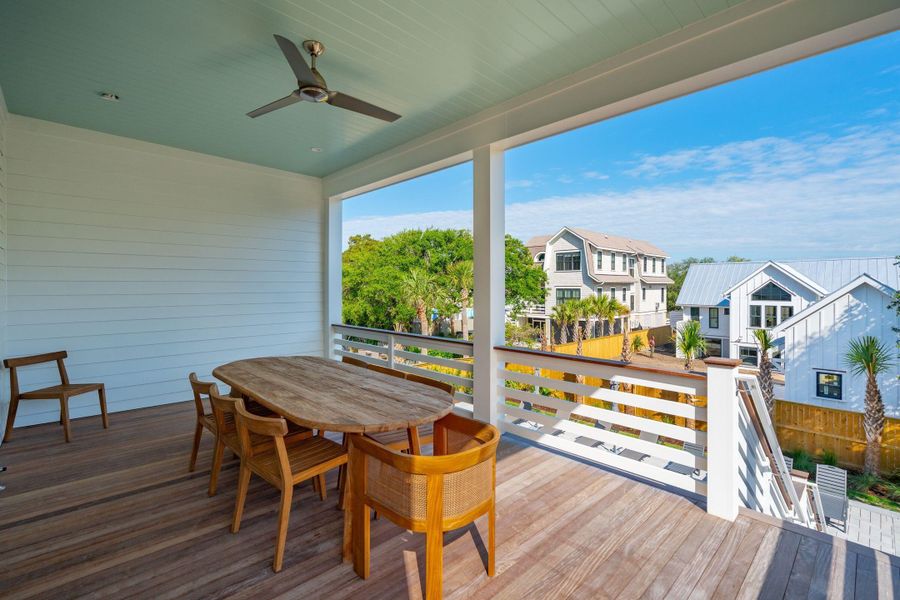 Exterior details and patio area of a home in , Isle Of Palms (Image 31).