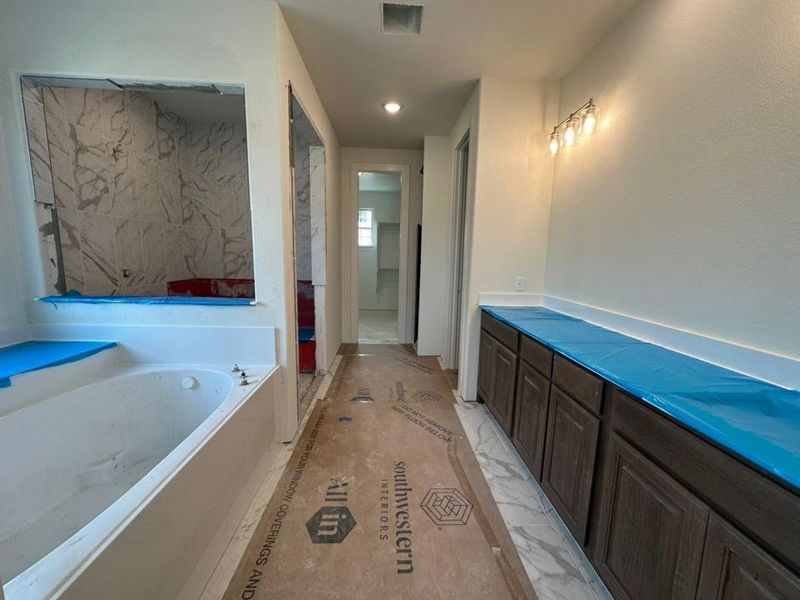 In-progress construction of a new home in Fannin Ranch, Leonard, TX (Image 20).